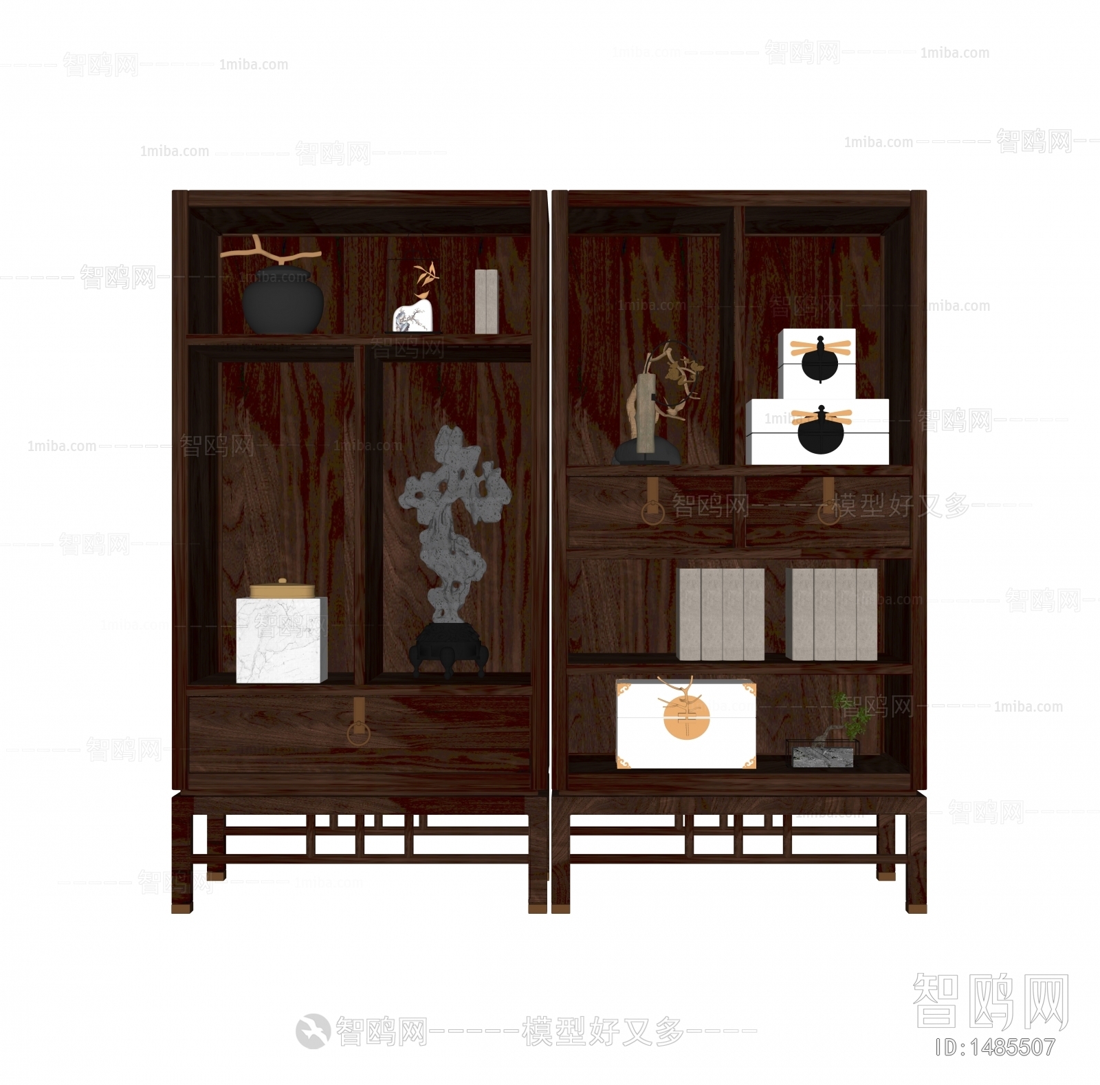 New Chinese Style Decorative Cabinet