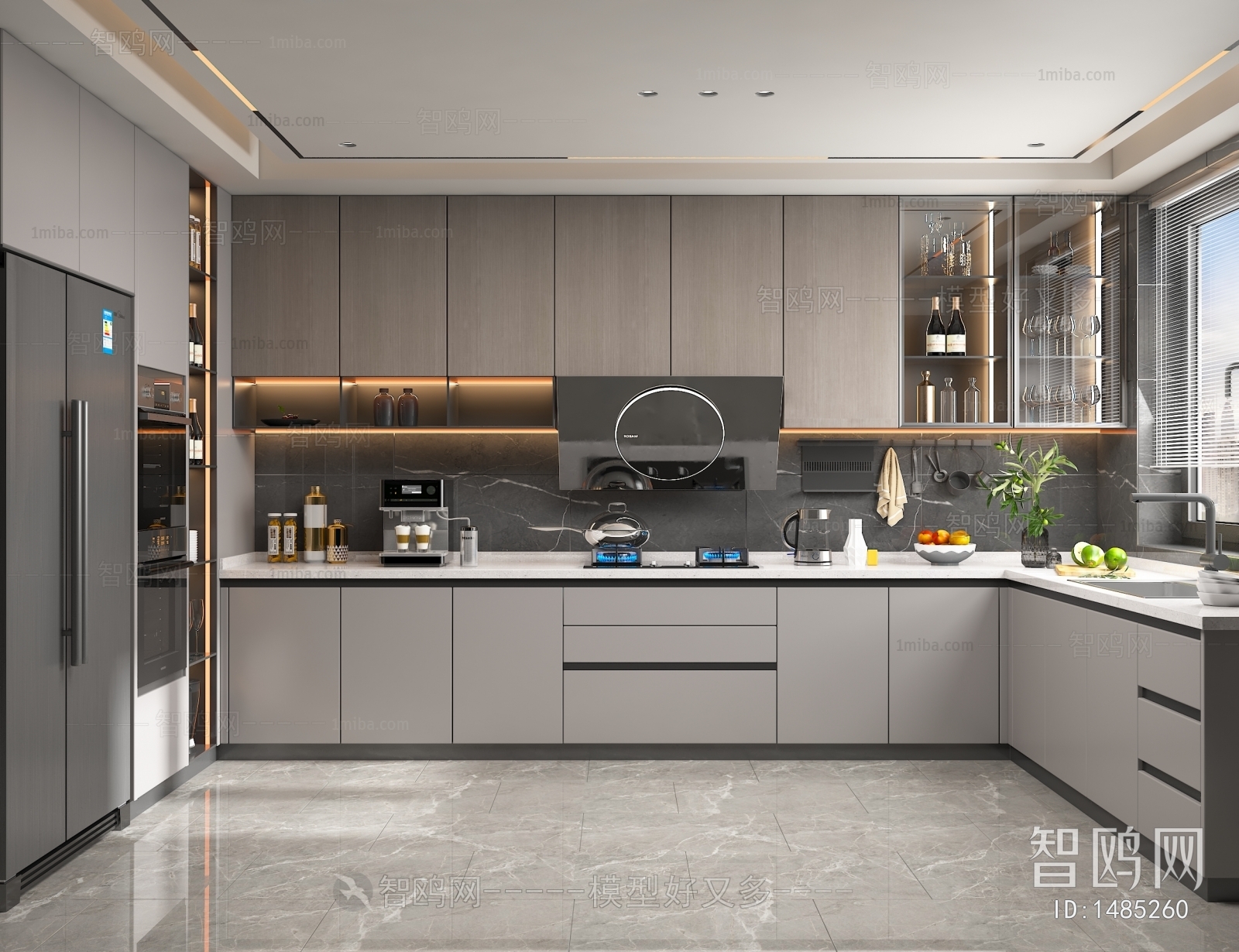 Modern Open Kitchen