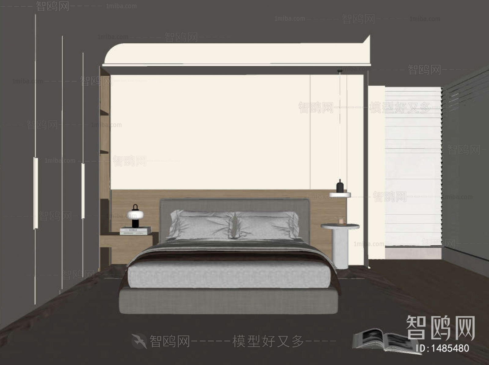 Modern Wabi-sabi Style Bedroom