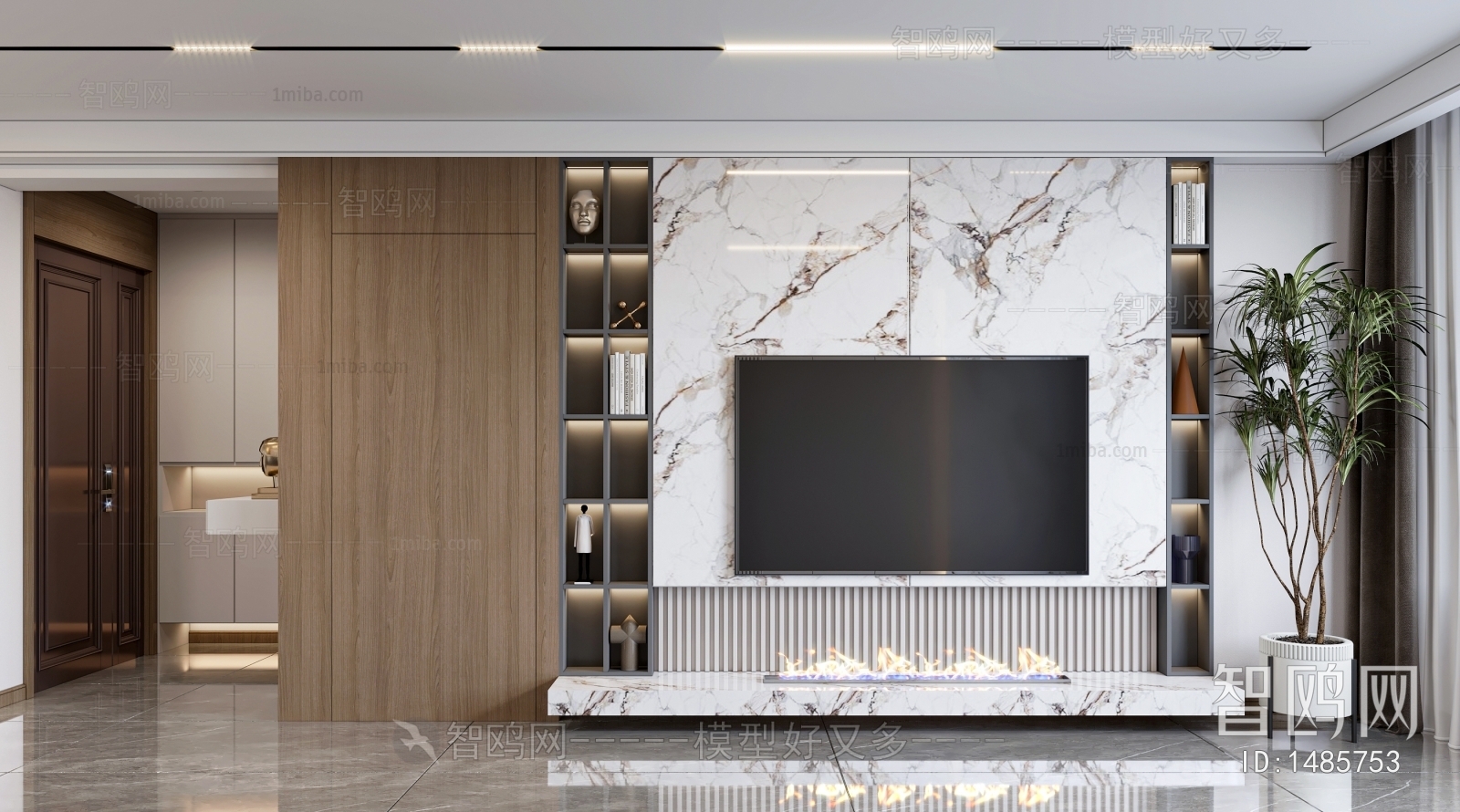 Modern TV Wall