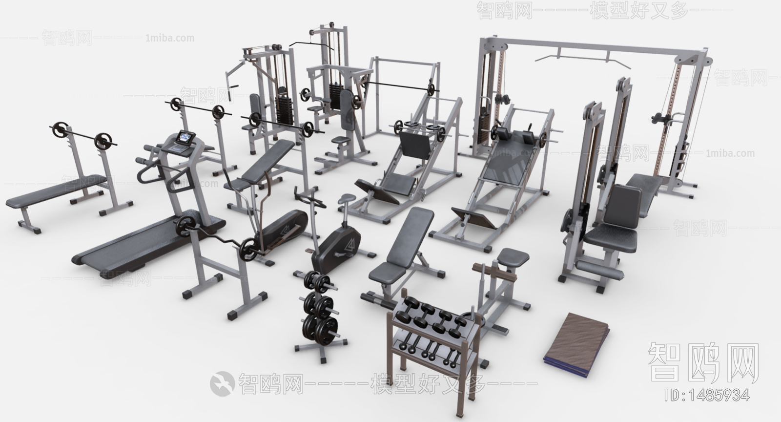 Industrial Style Fitness Equipment