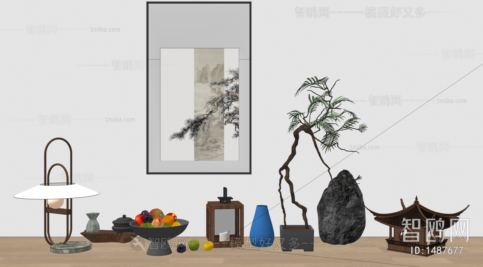 New Chinese Style Decorative Set