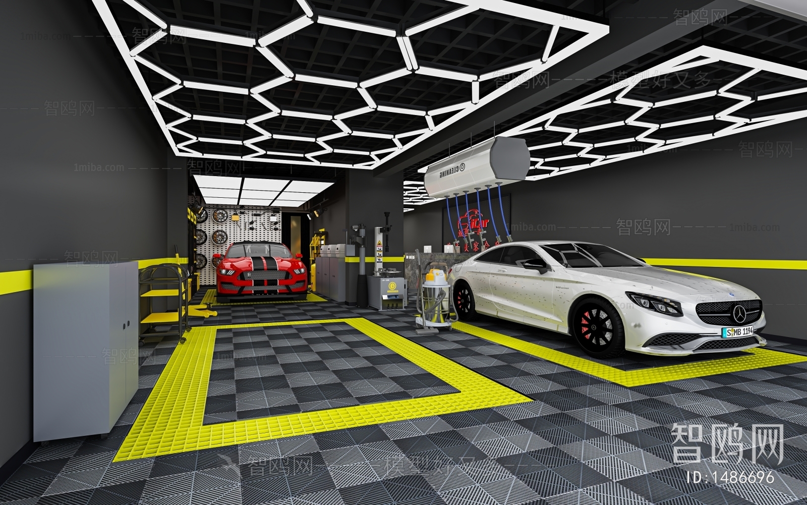 Industrial Style Automobile 4S Shop