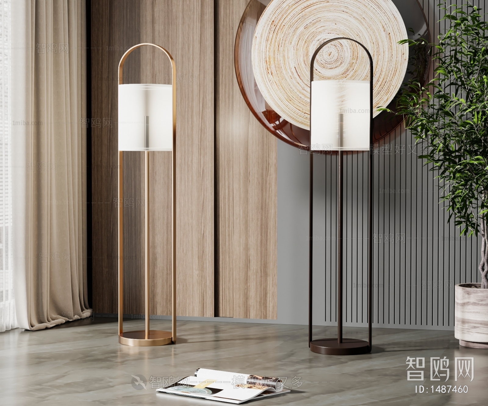 New Chinese Style Floor Lamp