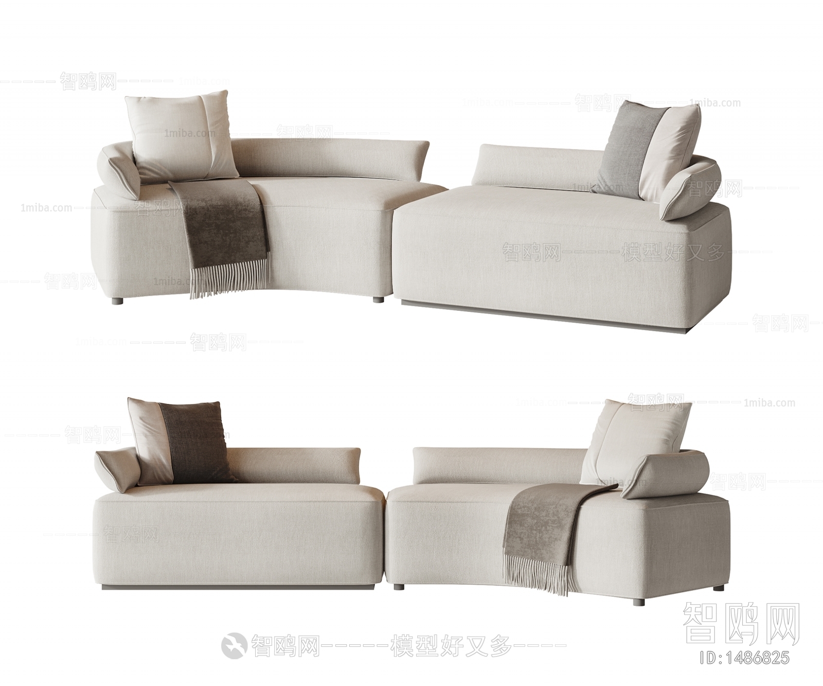 Modern Multi Person Sofa