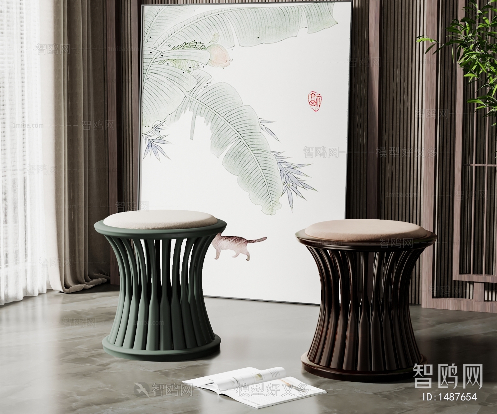 New Chinese Style Stool