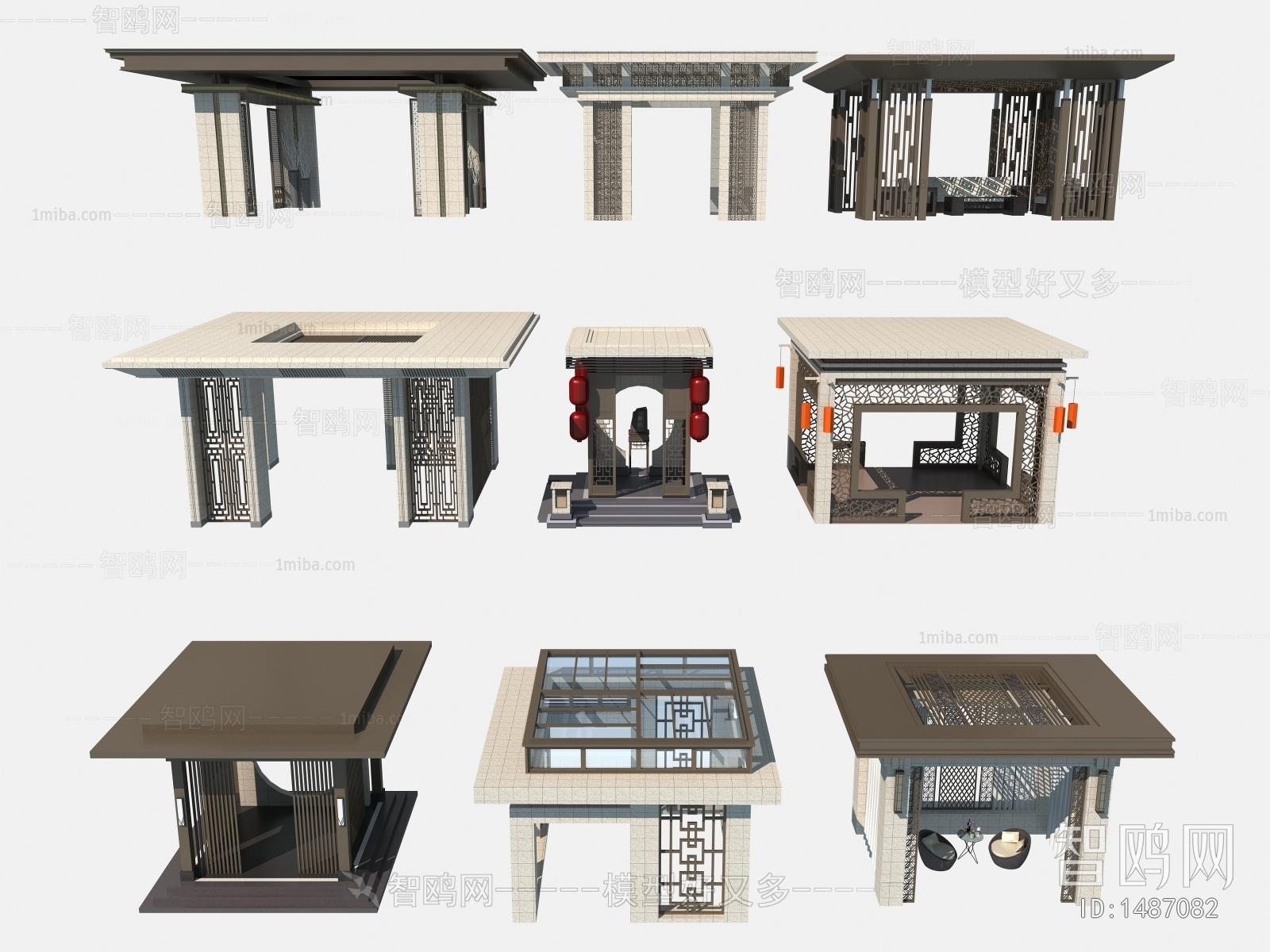 New Chinese Style Building Component