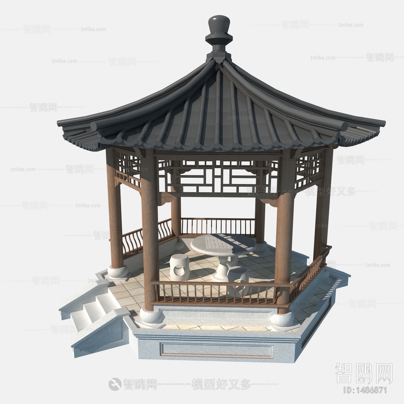 Chinese Style Building Component