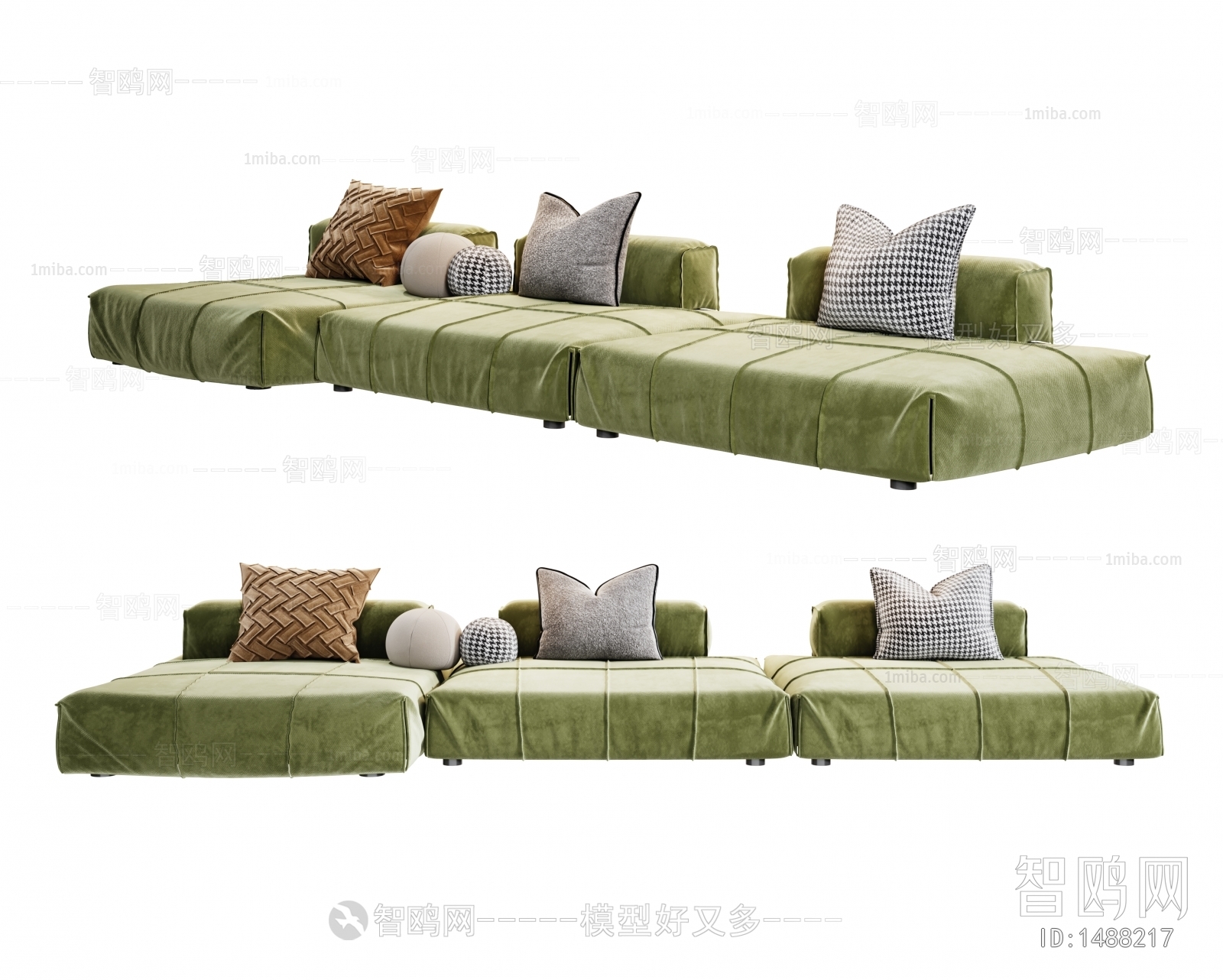 Modern Multi Person Sofa