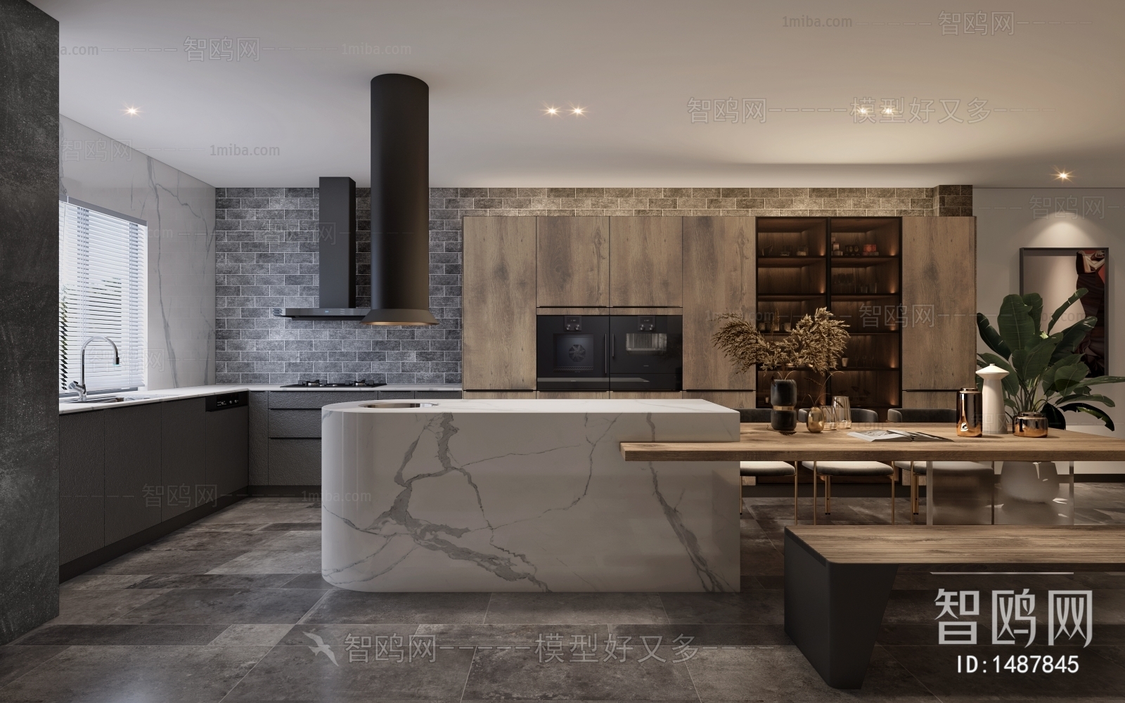 Modern Open Kitchen