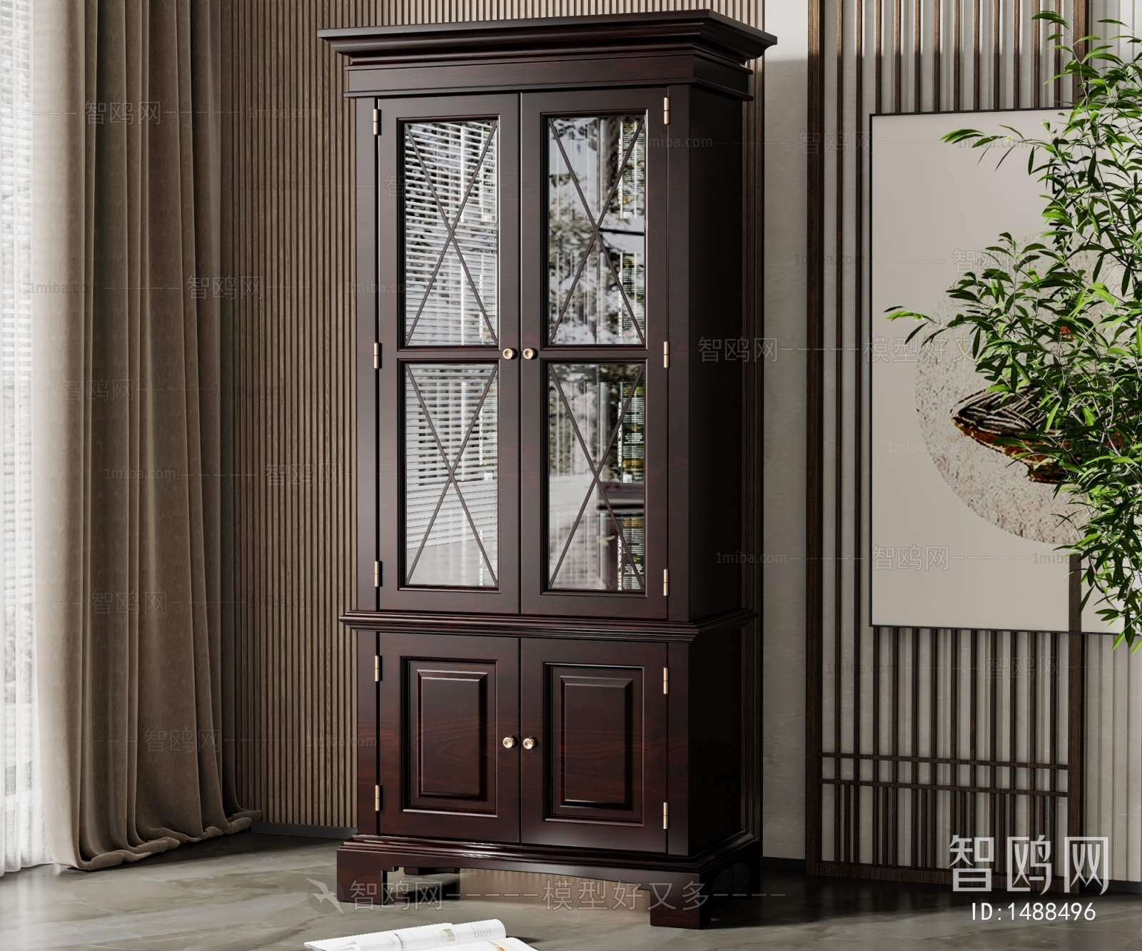 New Chinese Style Bookcase