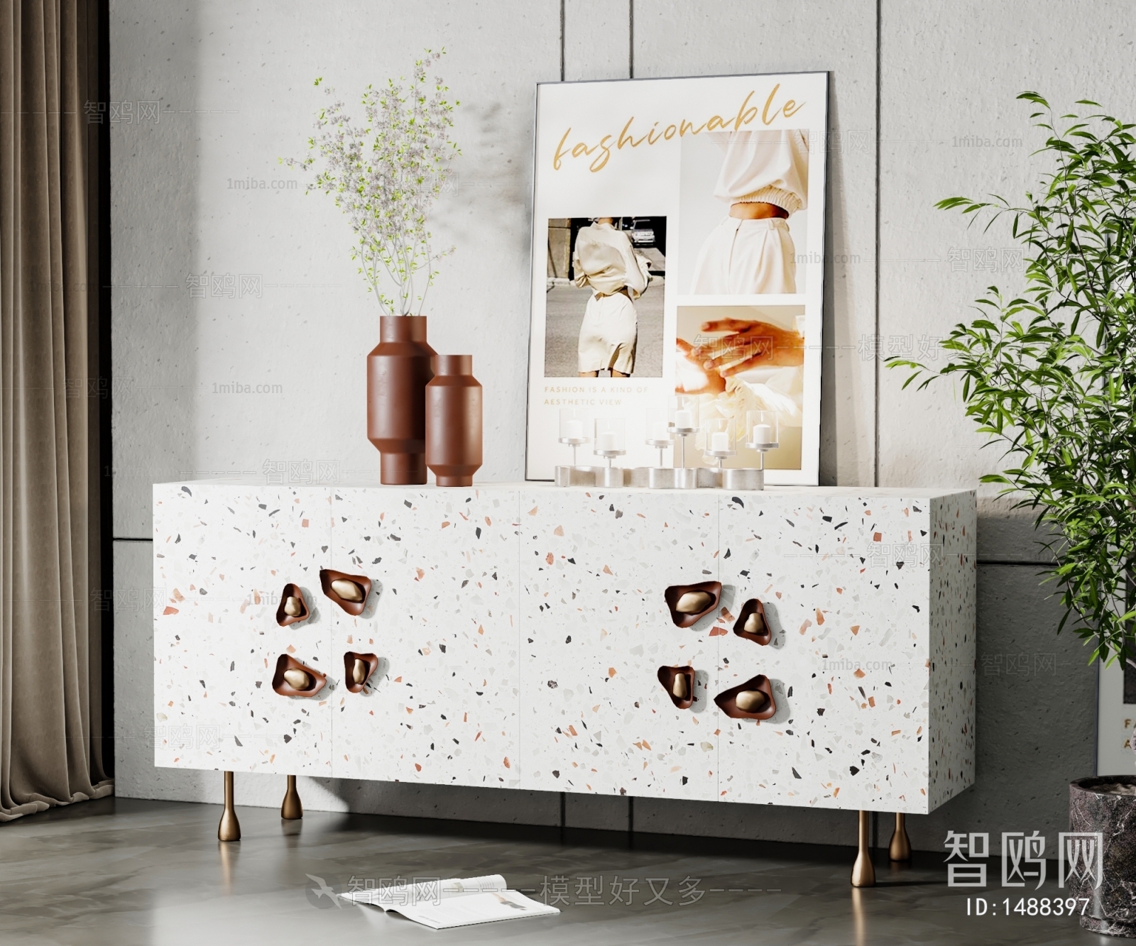 Modern Side Cabinet/Entrance Cabinet