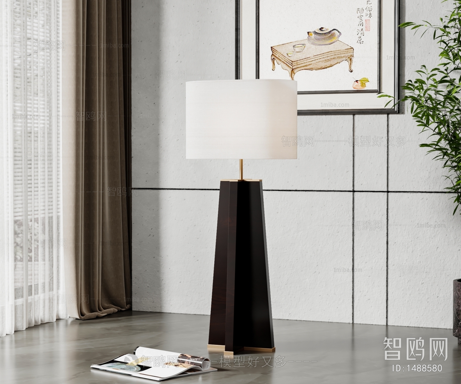 New Chinese Style Floor Lamp