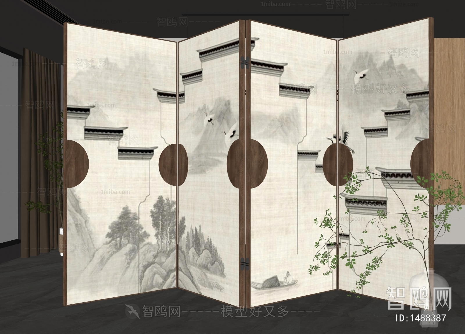 New Chinese Style Partition