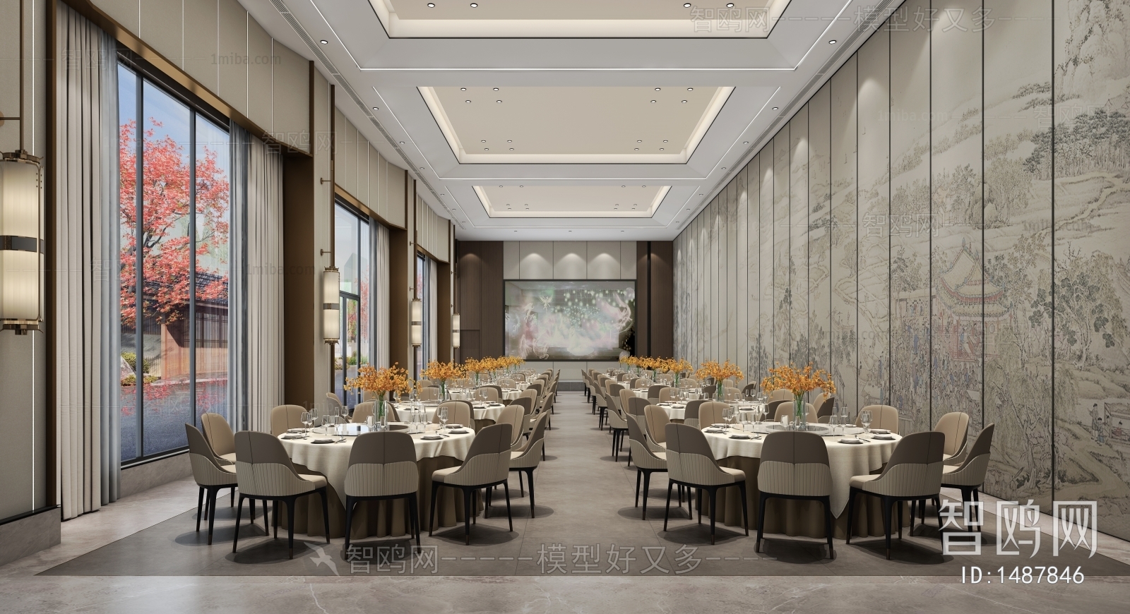 New Chinese Style Banquet Hall