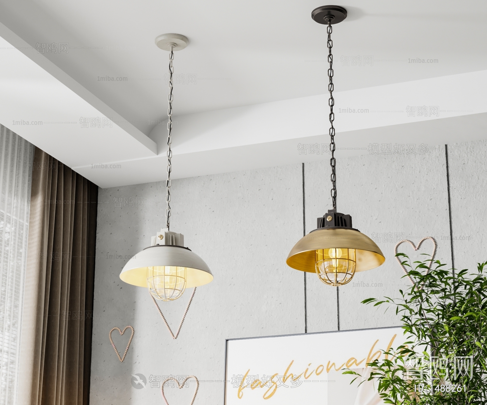 Modern Industrial Style Droplight