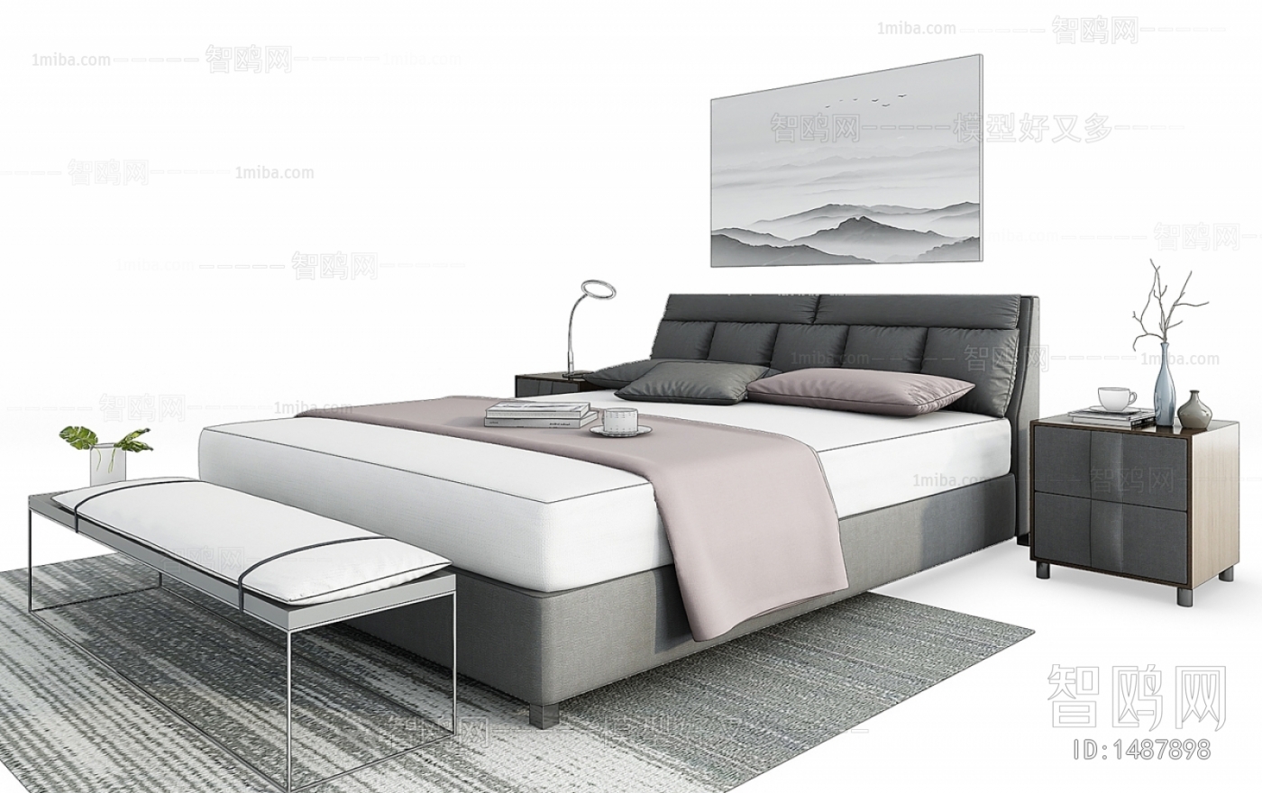 Modern Double Bed