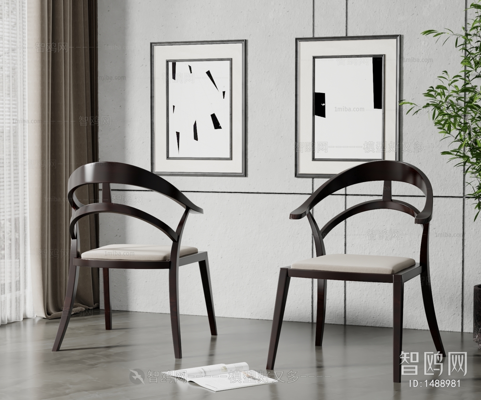 New Chinese Style Single Chair