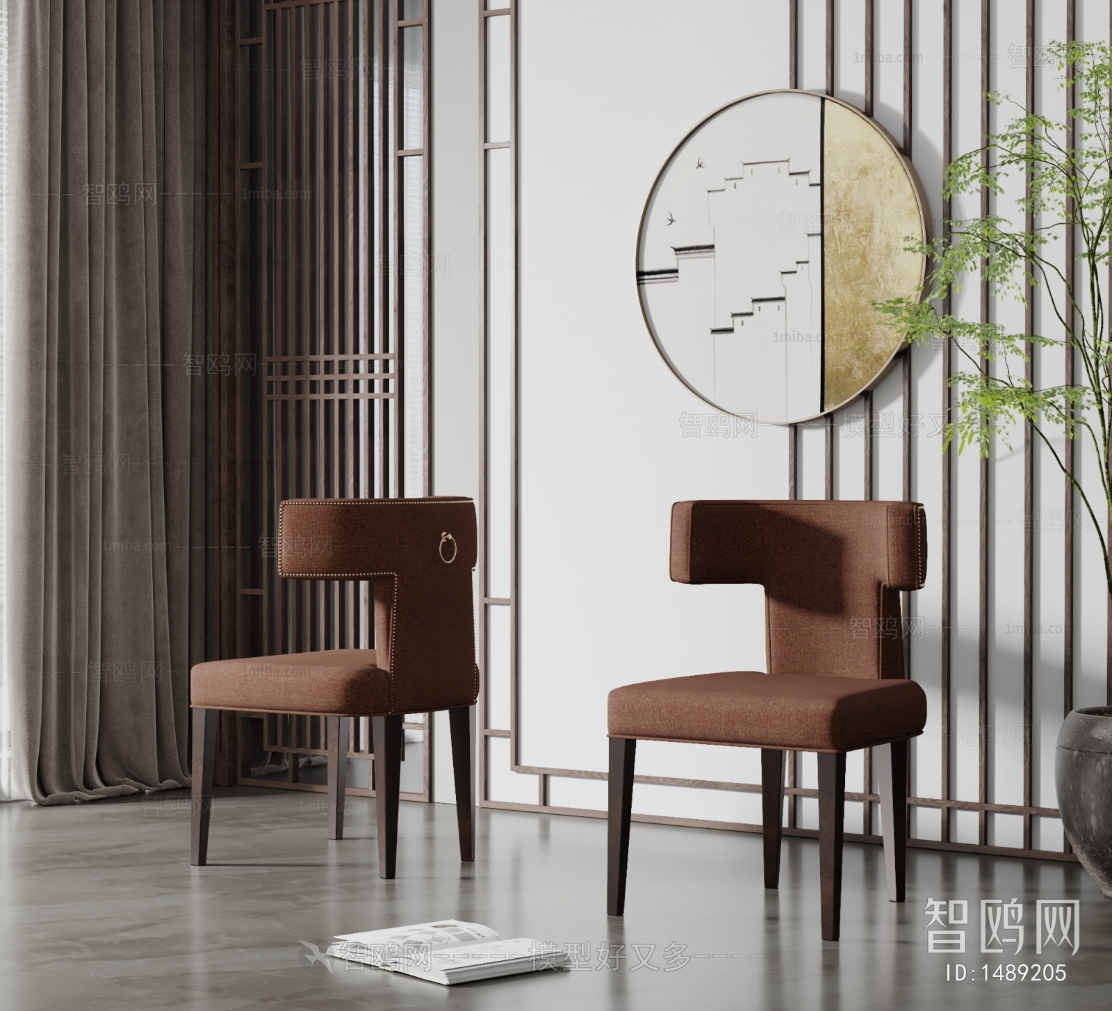 New Chinese Style Single Chair