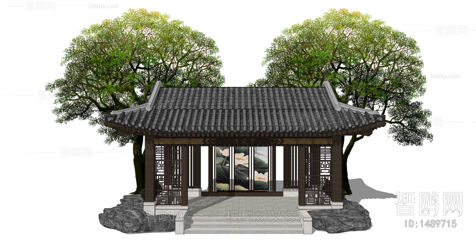 Chinese Style Ancient Architectural Buildings