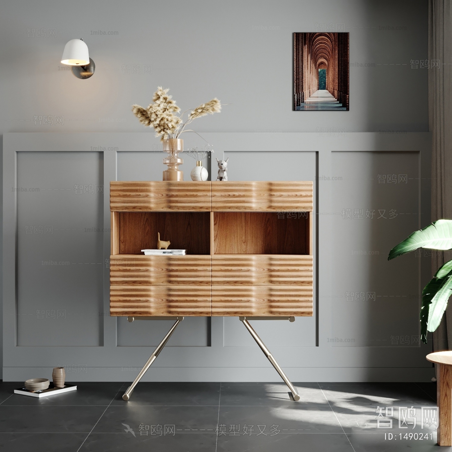 Nordic Style Entrance Cabinet