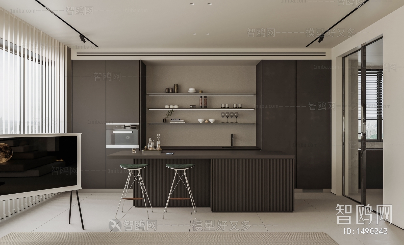 Modern Open Kitchen