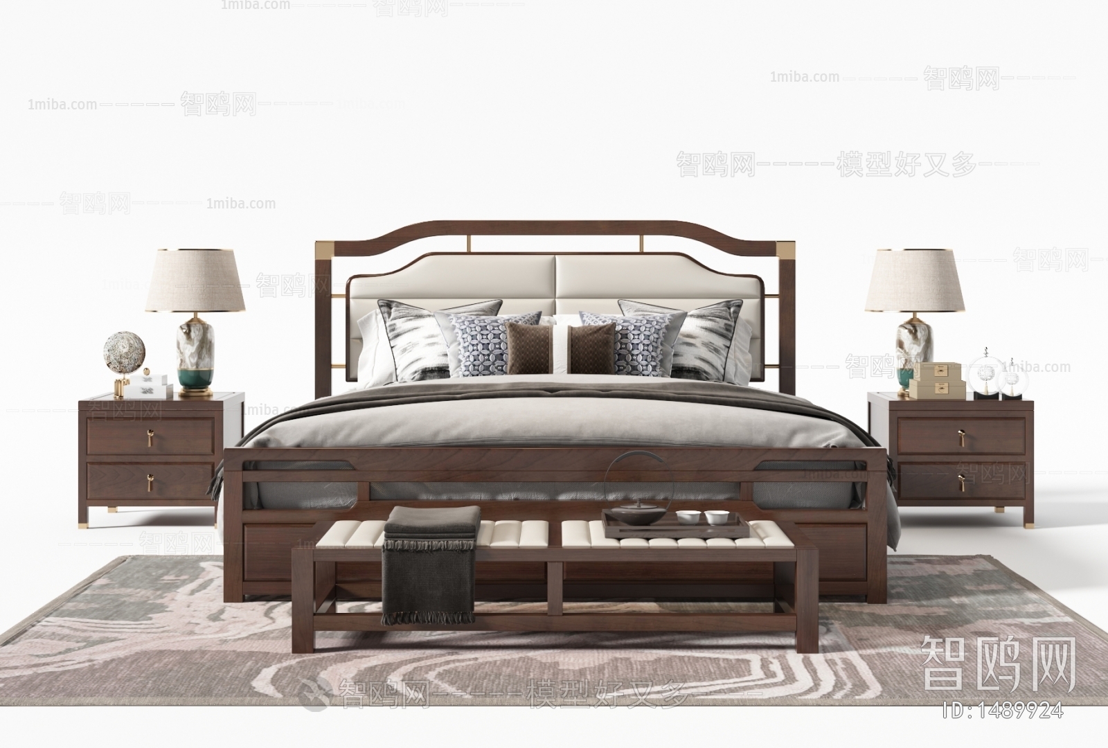 Chinese Style Double Bed