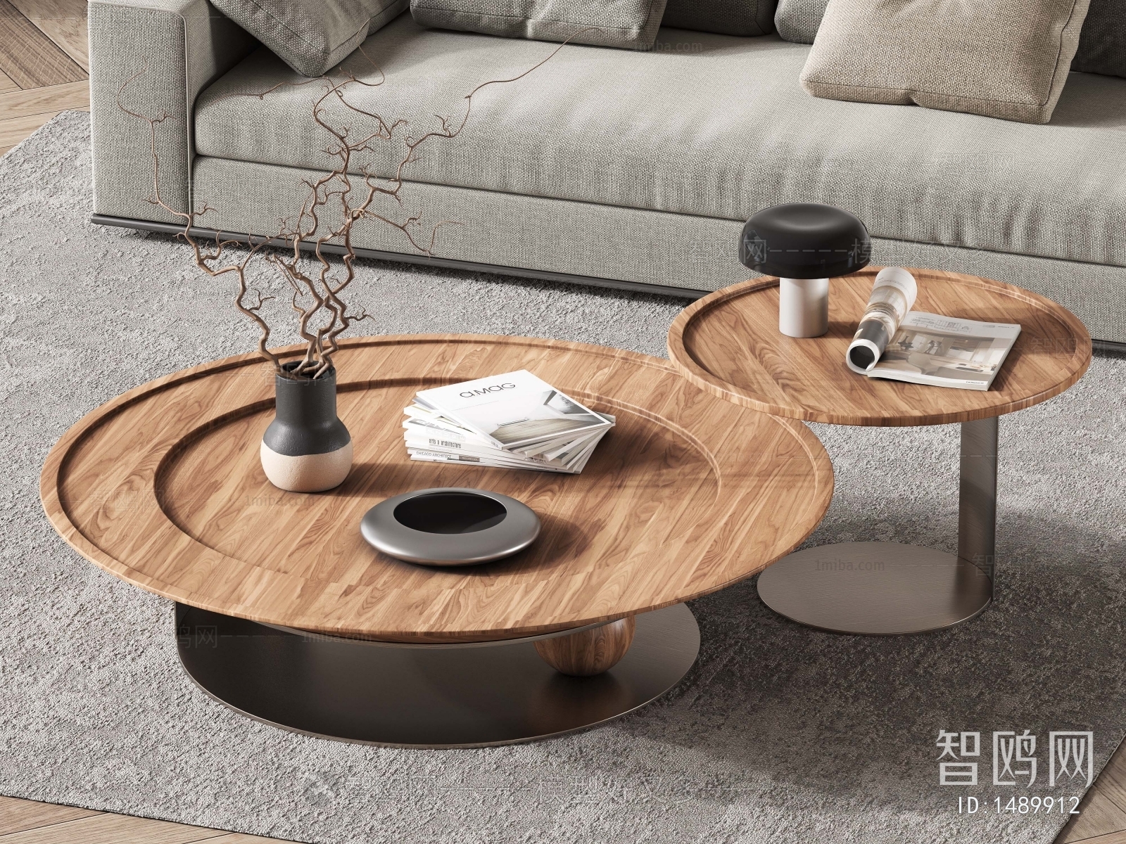 Wabi-sabi Style Coffee Table