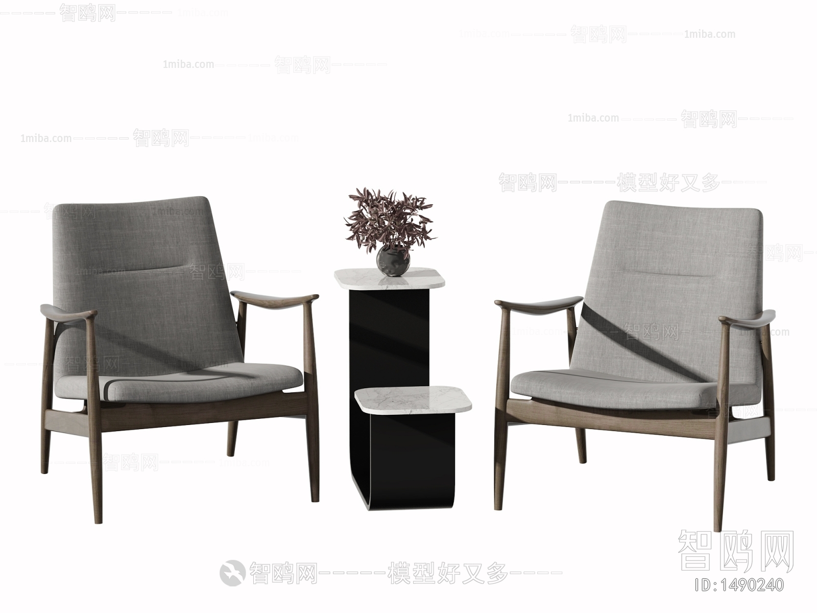 New Chinese Style Lounge Chair