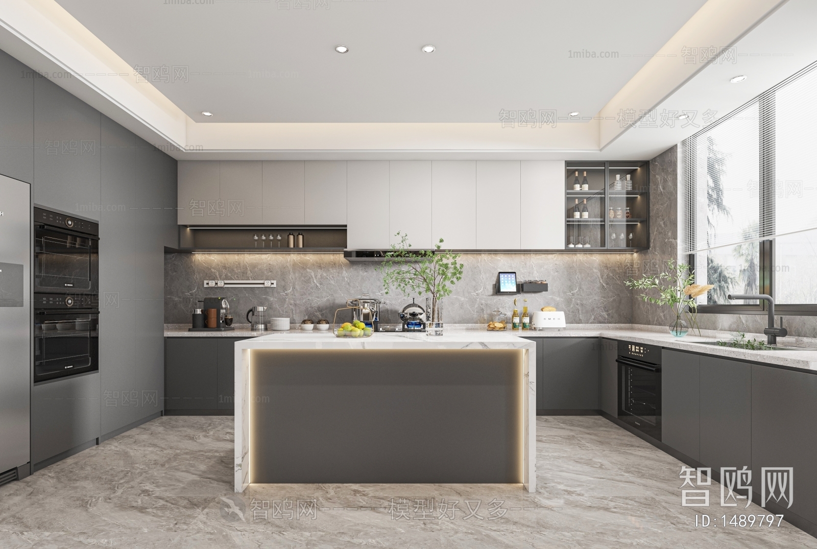 Modern Open Kitchen