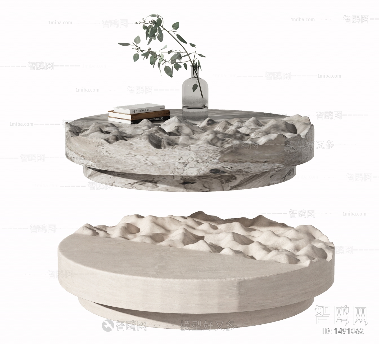 Modern Wabi-sabi Style Coffee Table