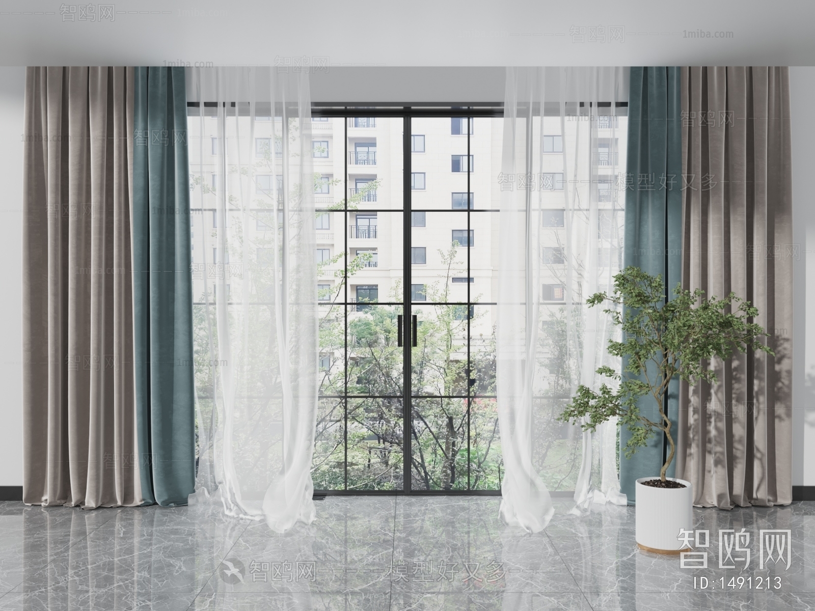 Modern The Curtain