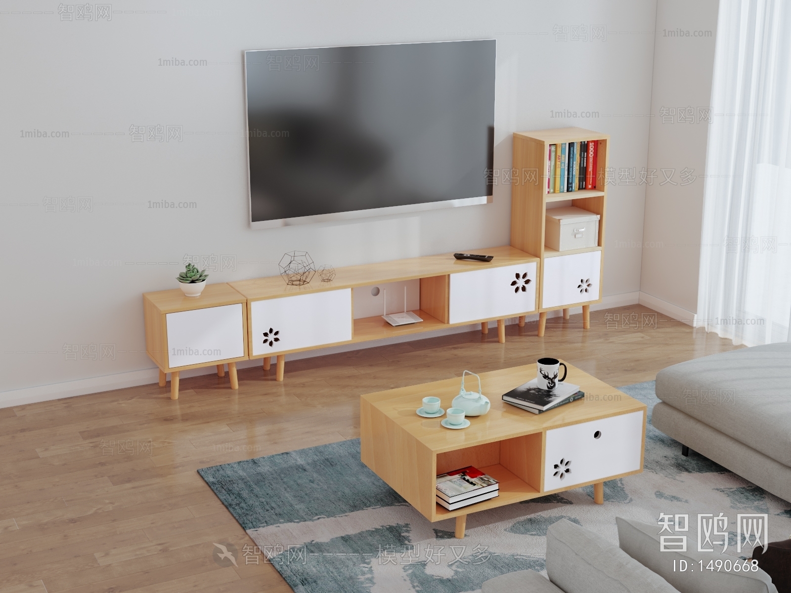 Nordic Style TV Cabinet