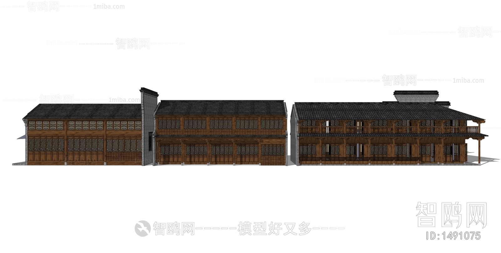 New Chinese Style Building Appearance