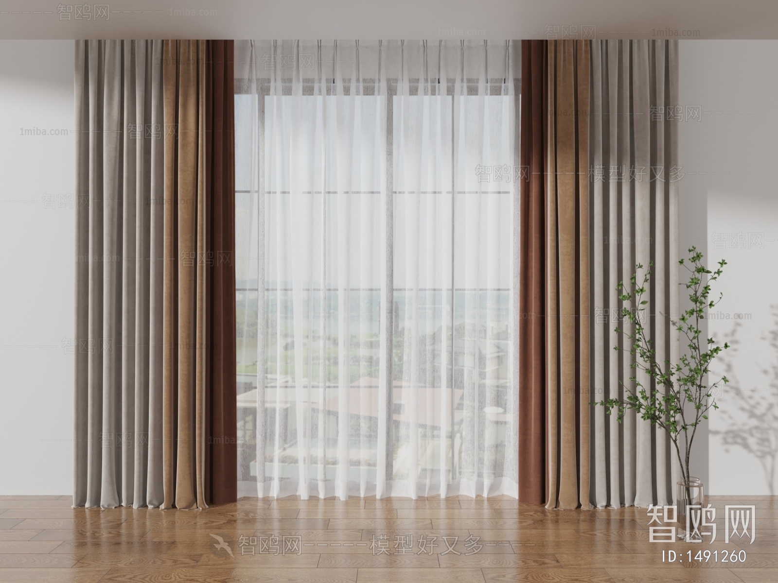 Modern The Curtain