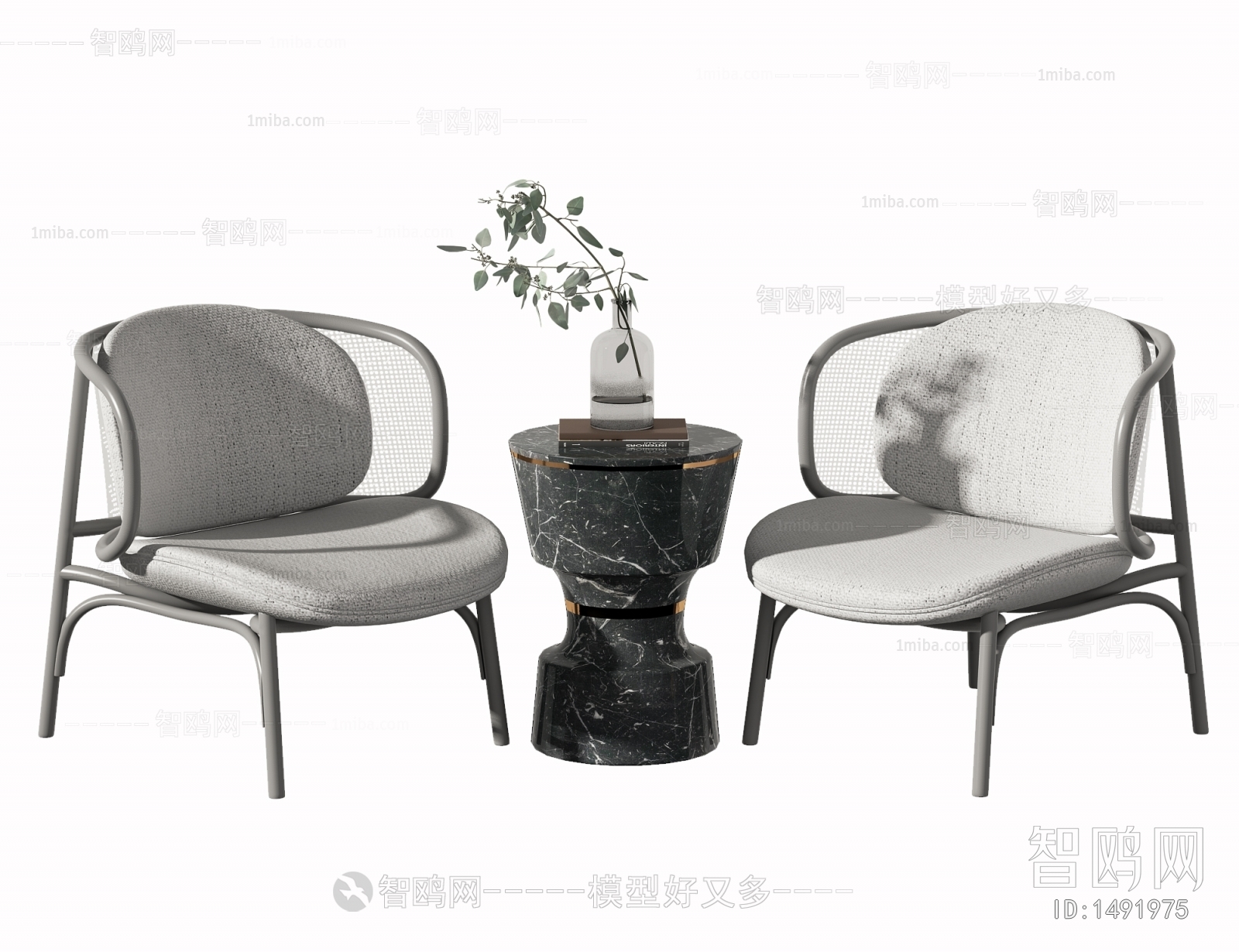 Wabi-sabi Style Lounge Chair