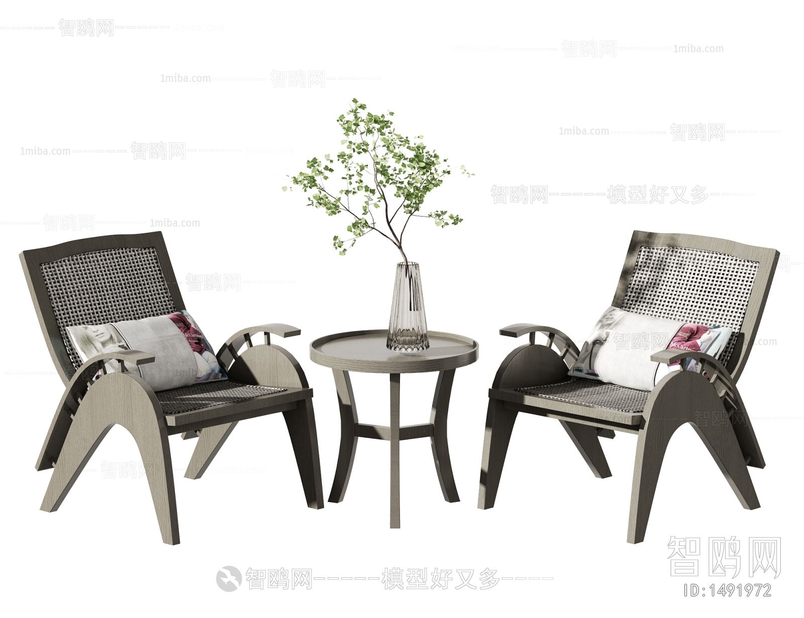 New Chinese Style Lounge Chair