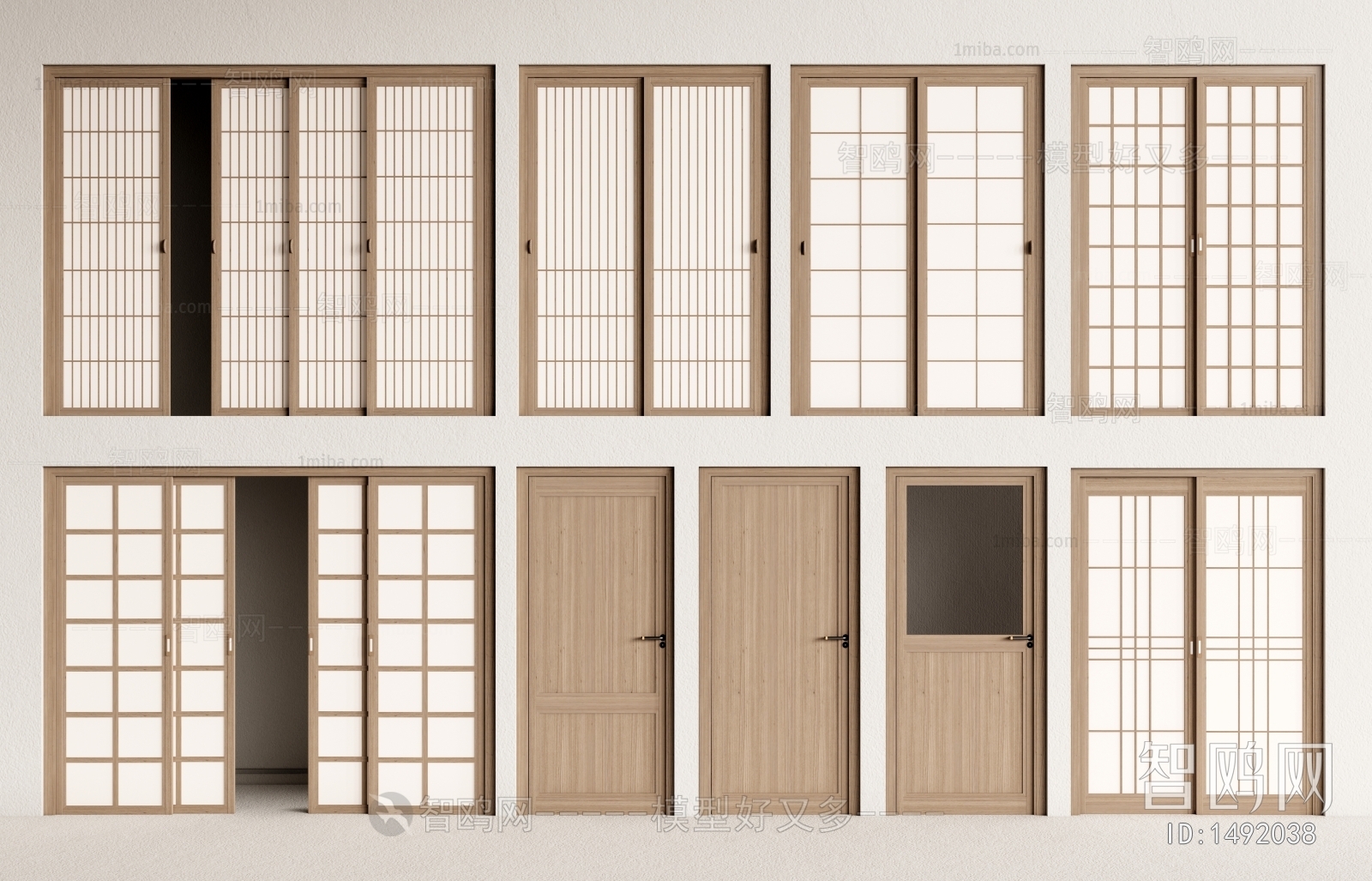 Japanese Style Single Door