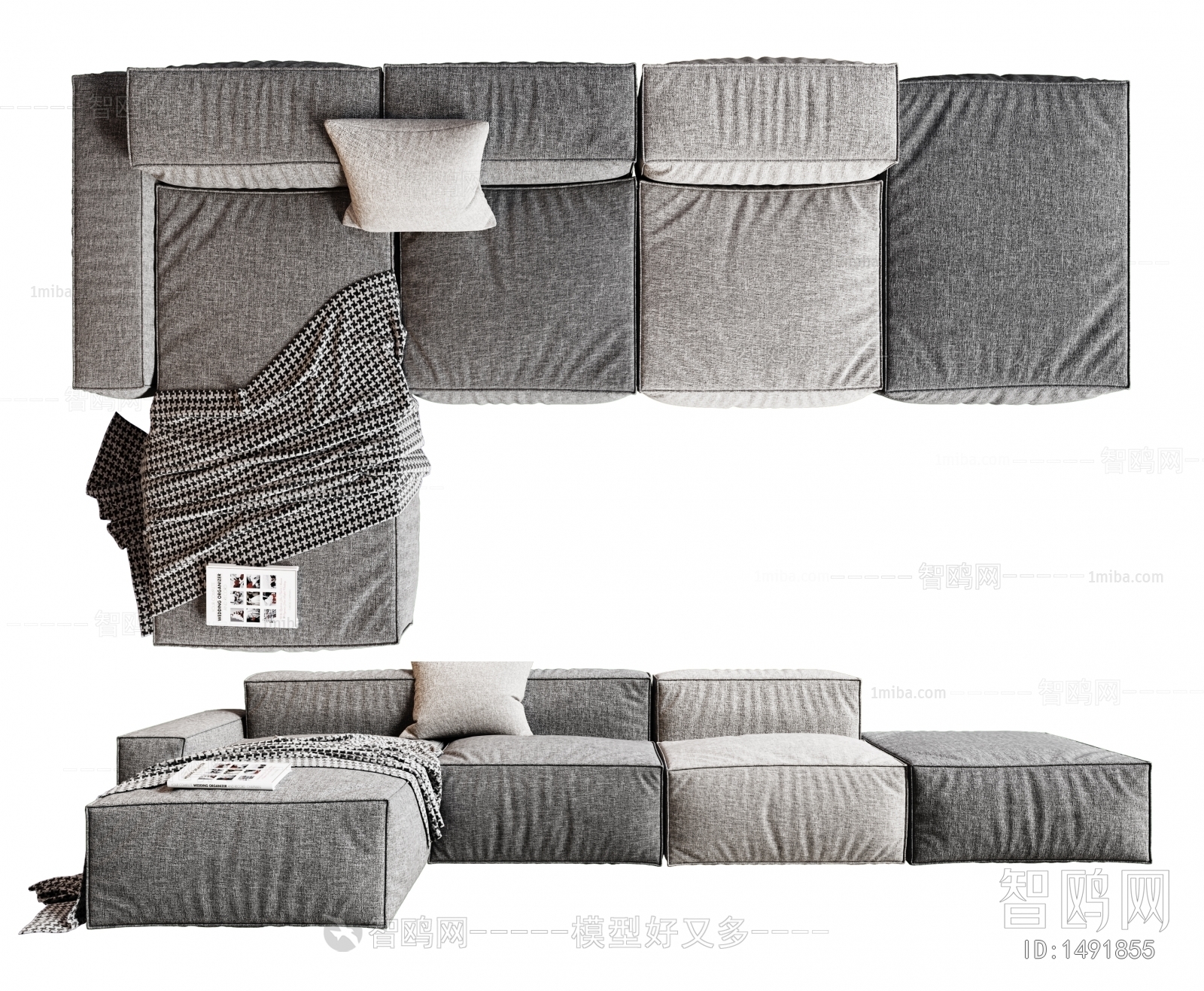 Modern Multi Person Sofa