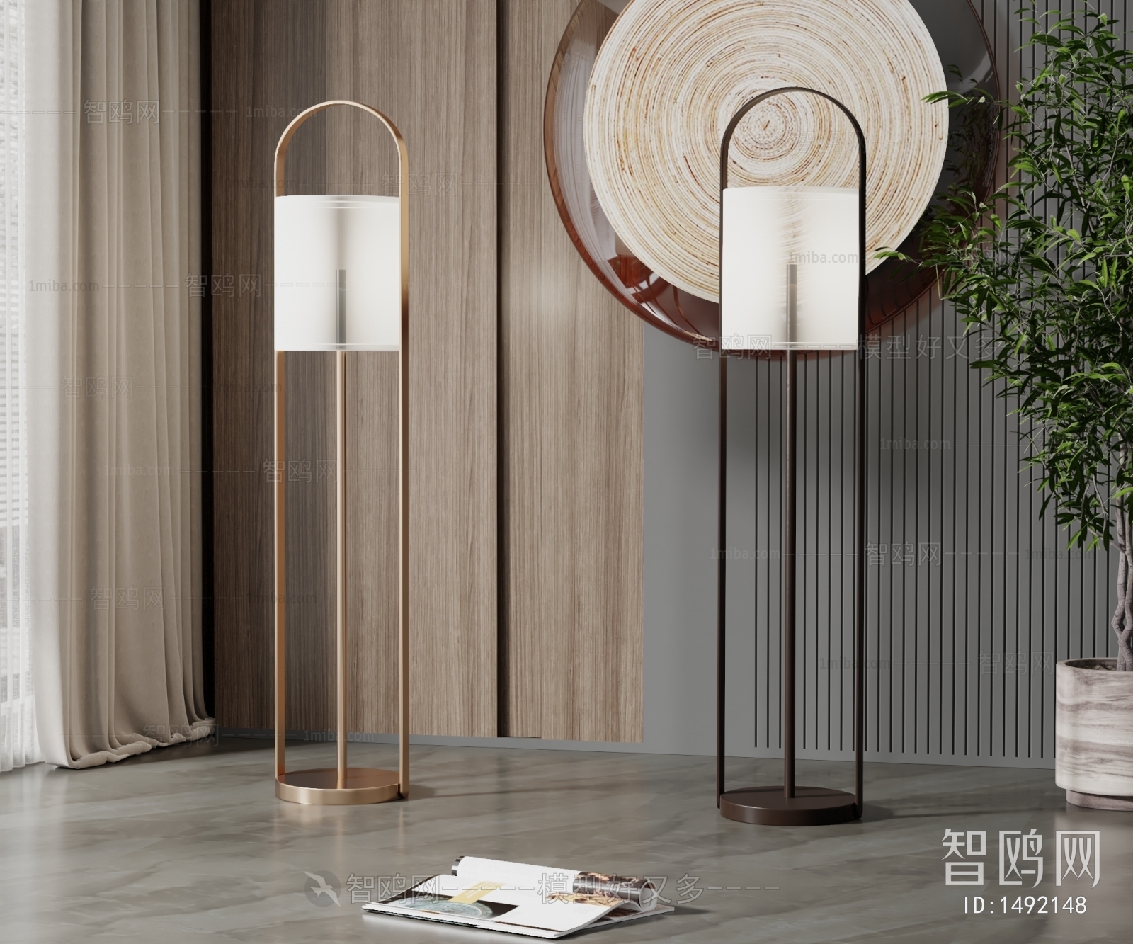 New Chinese Style Floor Lamp