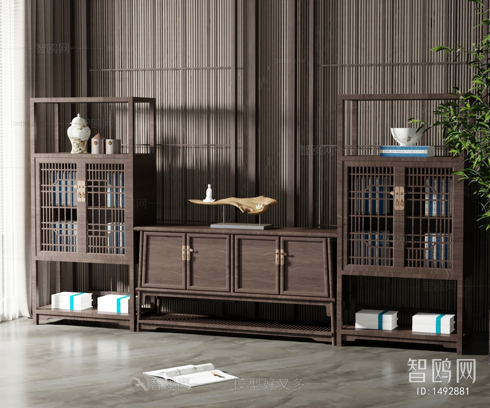 New Chinese Style Side Cabinet/Entrance Cabinet