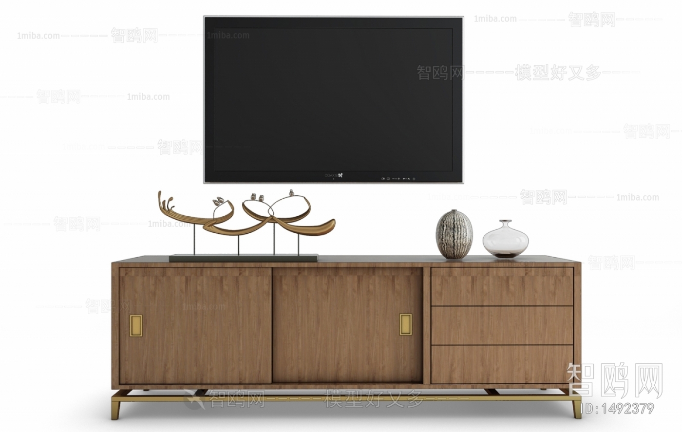 New Chinese Style TV Cabinet