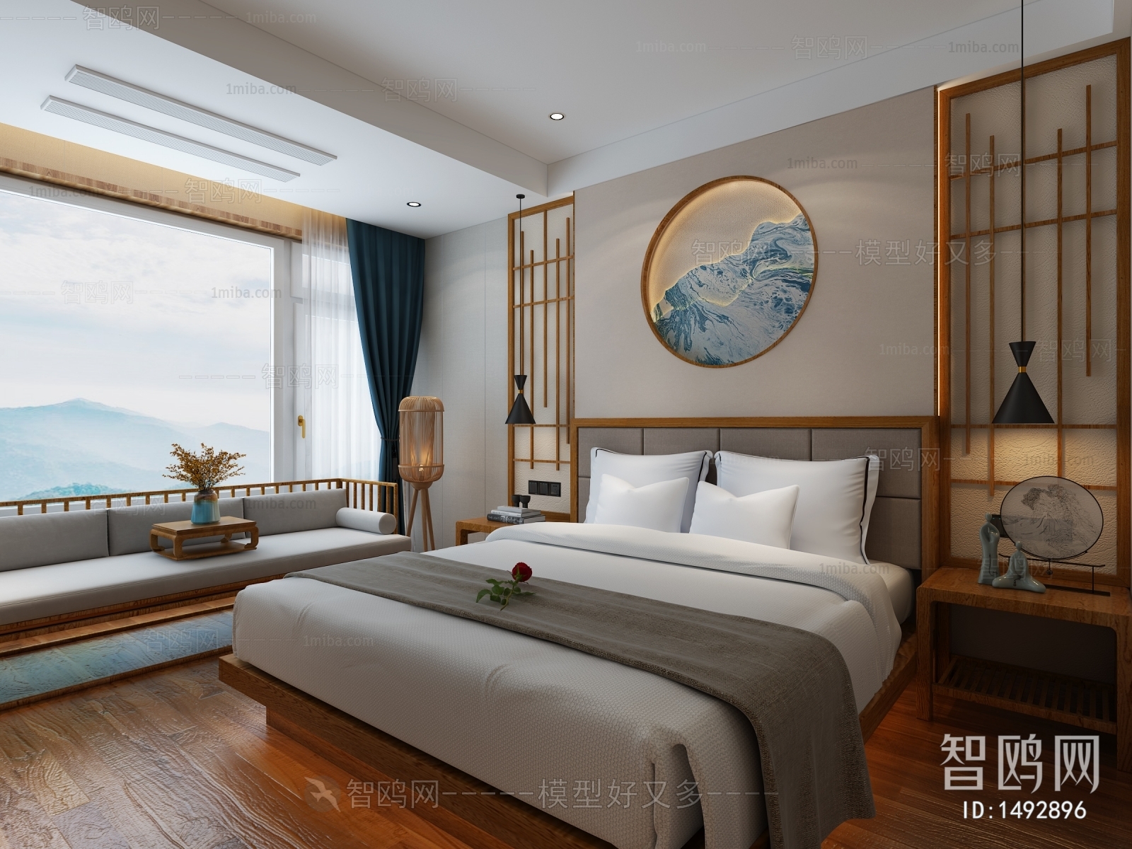 New Chinese Style Guest Room