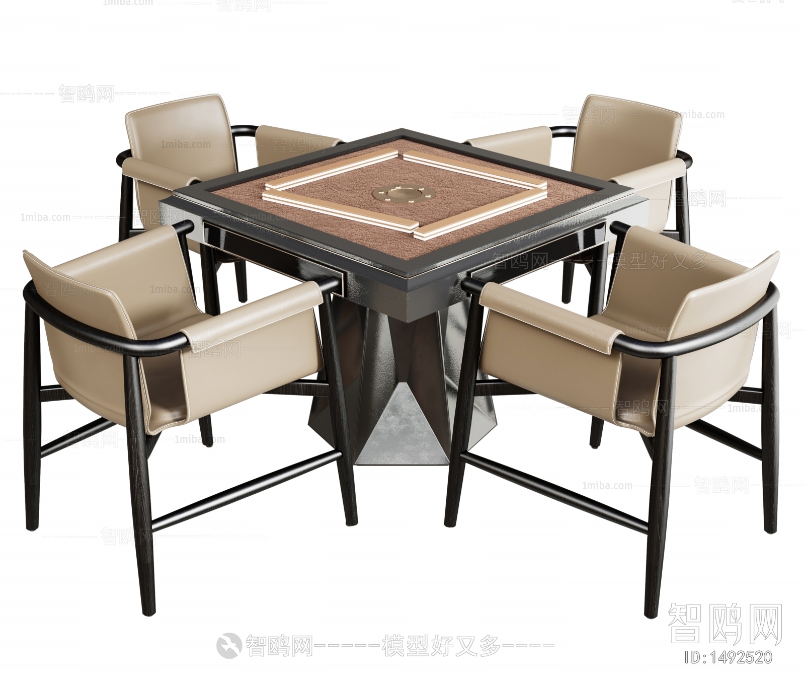 Modern Mahjong Tables And Chairs