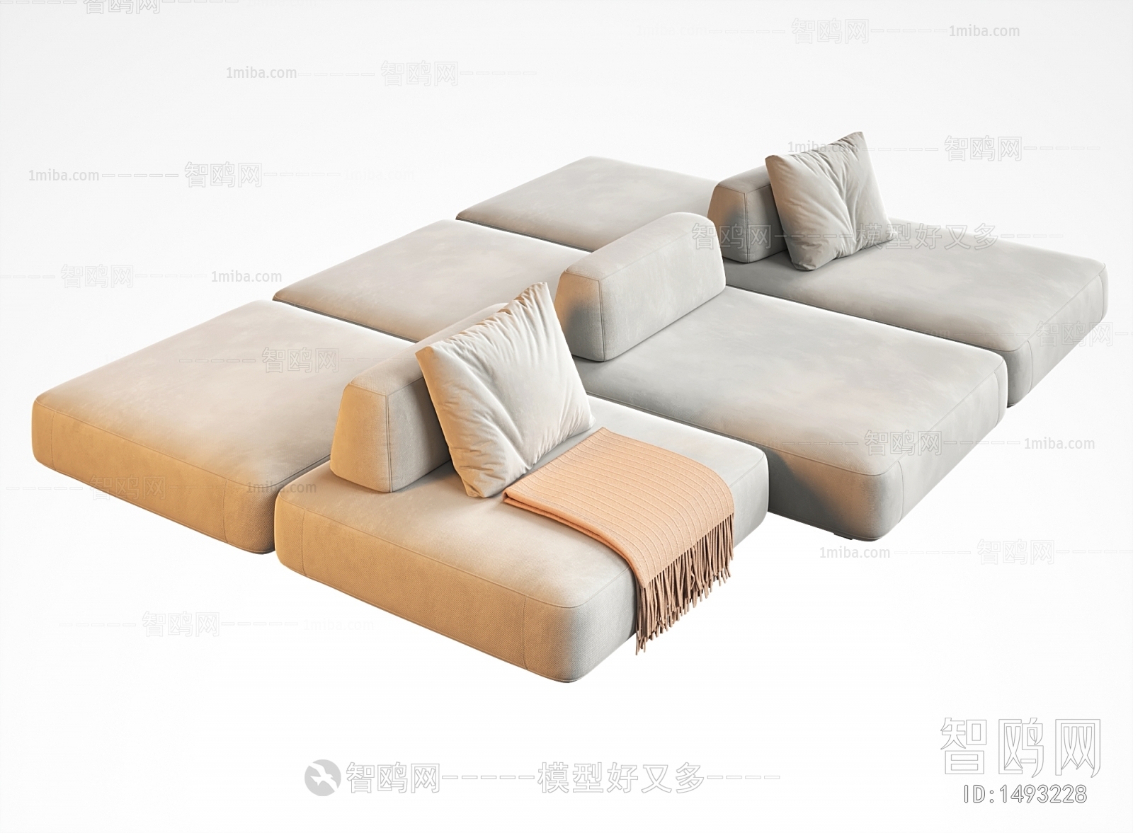 Modern Multi Person Sofa