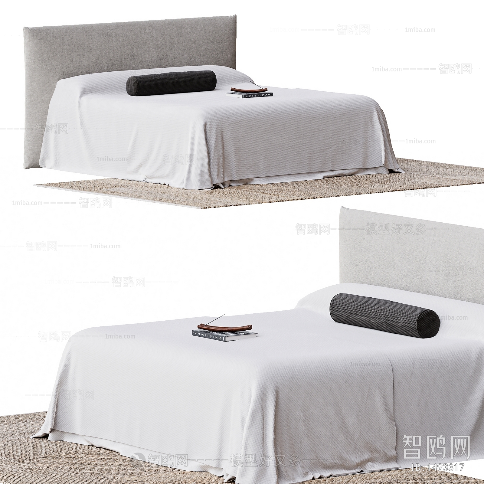 Wabi-sabi Style Double Bed