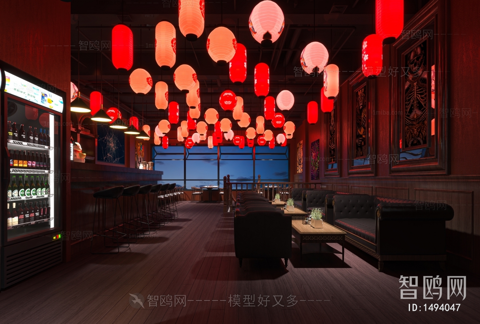 Chinese Style Industrial Style Restaurant