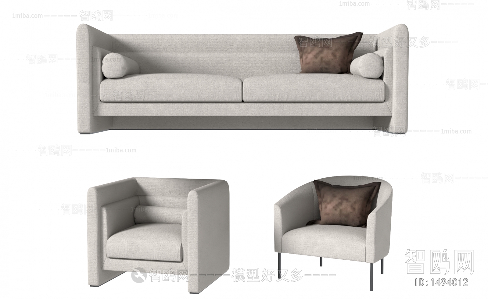 Modern Multi Person Sofa