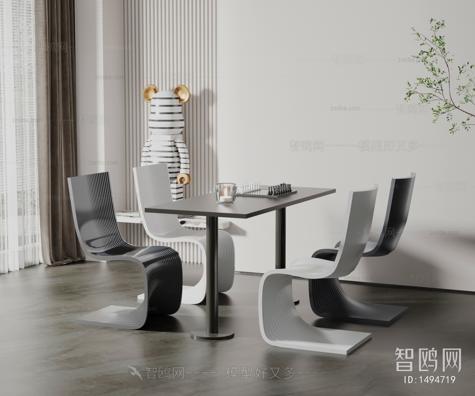 Modern Leisure Table And Chair