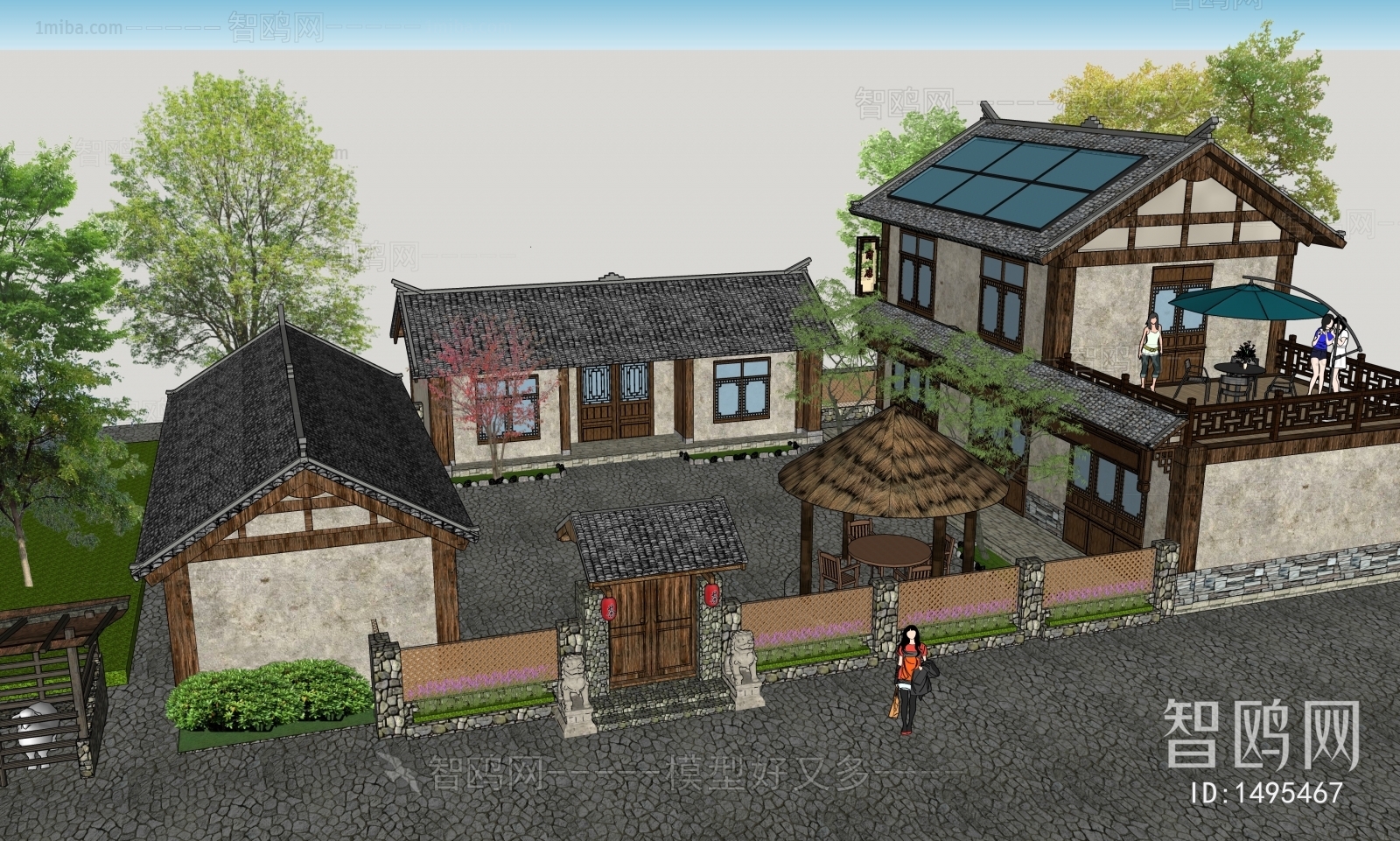 Chinese Style Building Appearance